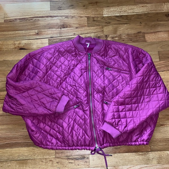 Free People Jackets & Blazers - Free People Quilted Purple Women's Jacket
